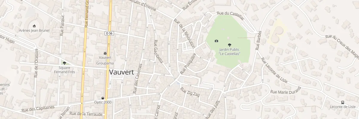 Plan du 16 Rue de la Brèche à Vauvert