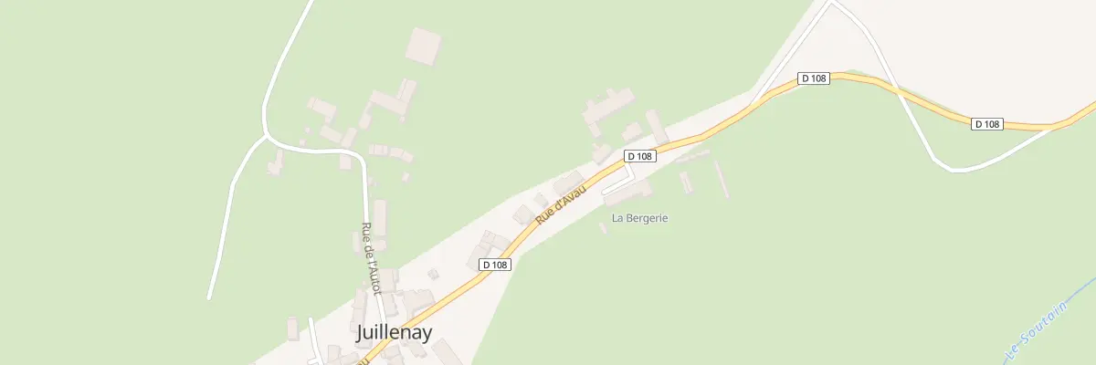 Plan du 15 Rue d’Avau à Juillenay