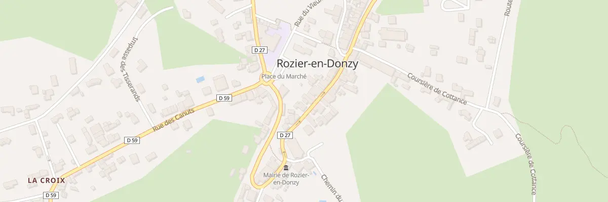 Plan du 155 Rue Saint-pierre à Rozier-en-Donzy