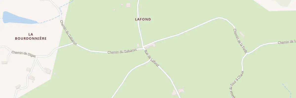 Plan du 1536 Rue de Lafond à Thizy-les-Bourgs