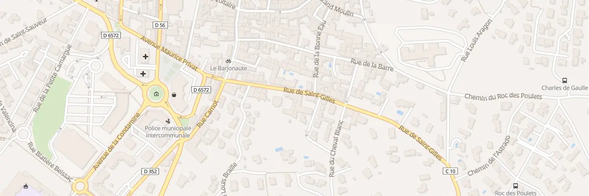 Plan du 154 Rue de Saint Gilles à Vauvert