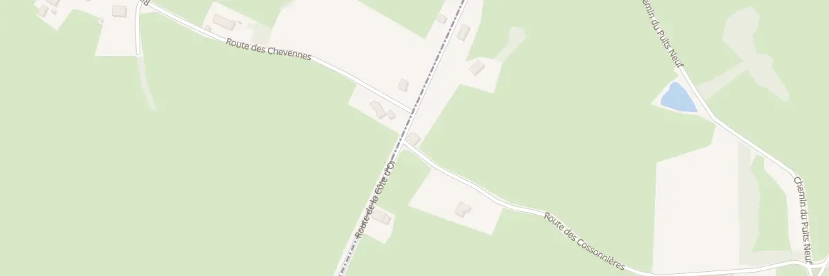 Plan du 550 Rte des Cossonnières à La Chapelle-sous-Dun
