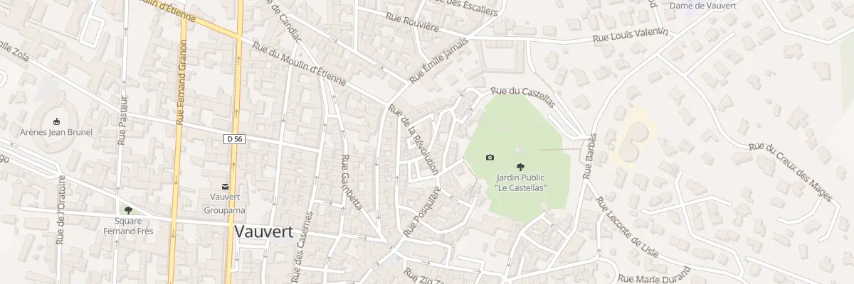 Plan du 10 Rue de la Révolution à Vauvert