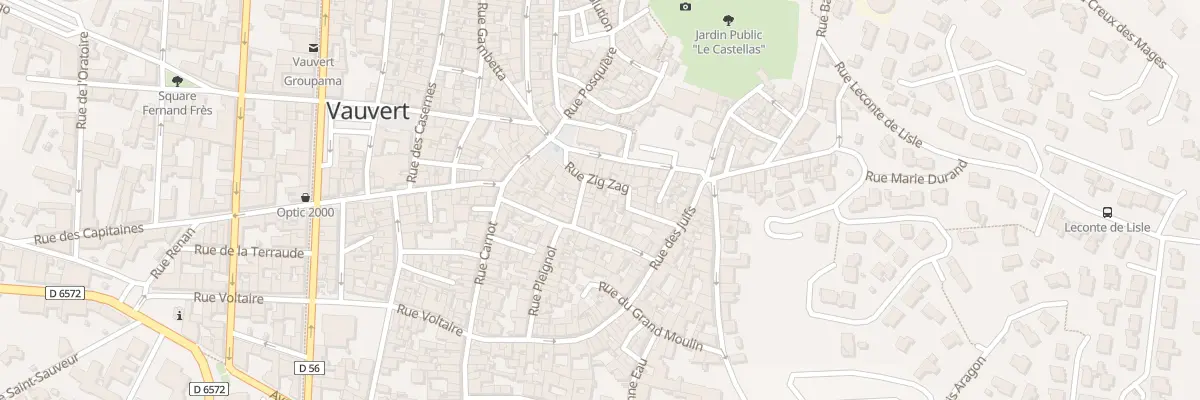 Plan du 20 Rue Zig Zag à Vauvert