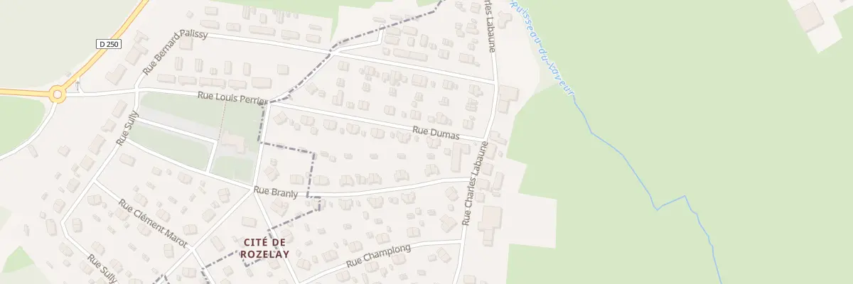 Plan du 3 Rue Dumas à Ciry-le-Noble