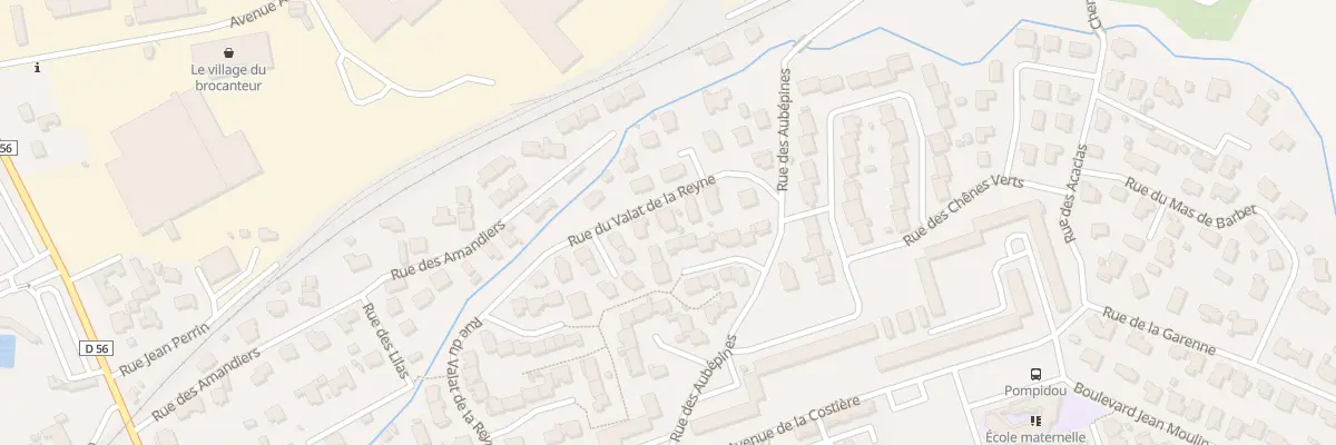 Plan du 24 Rue du Valat de la Reyne à Vauvert