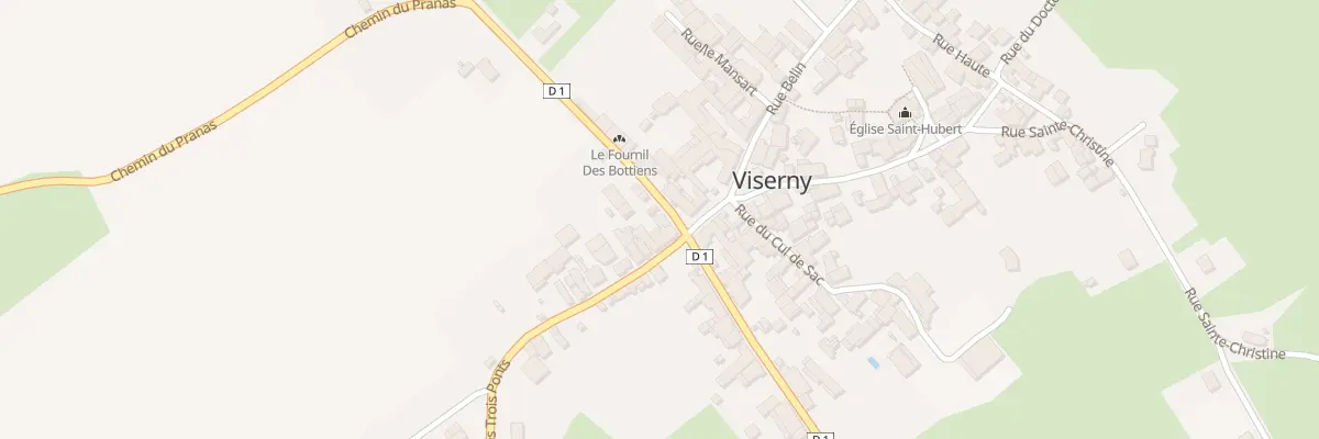 Plan du 10 Rue des Bottiens à Viserny