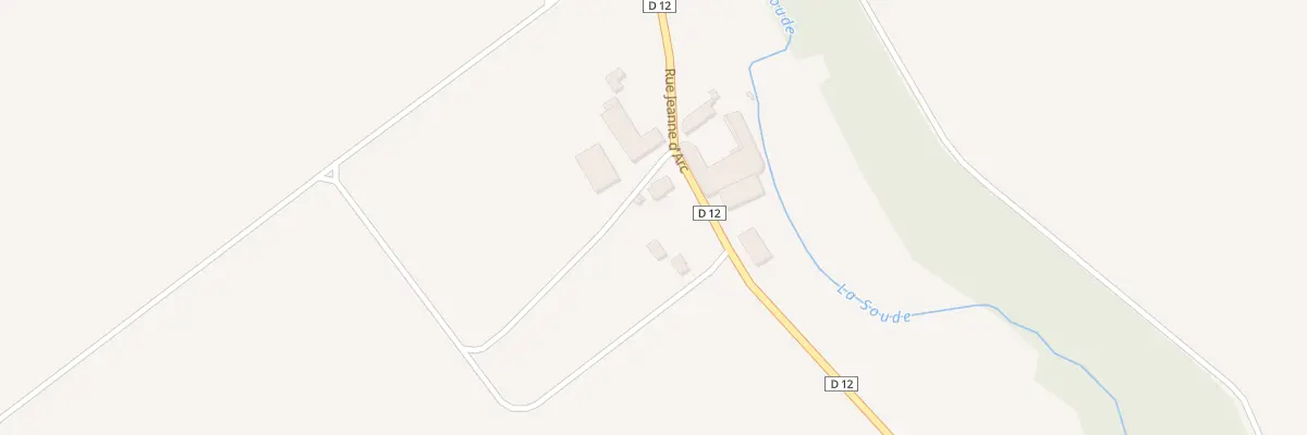 Plan du 1T Rue Jeanne d’Arc à Dommartin-Lettrée