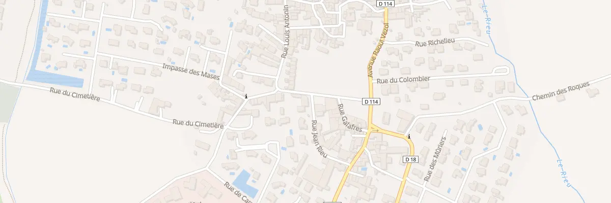 Plan du 1 Rue Jean Rieu à Saint-Chaptes