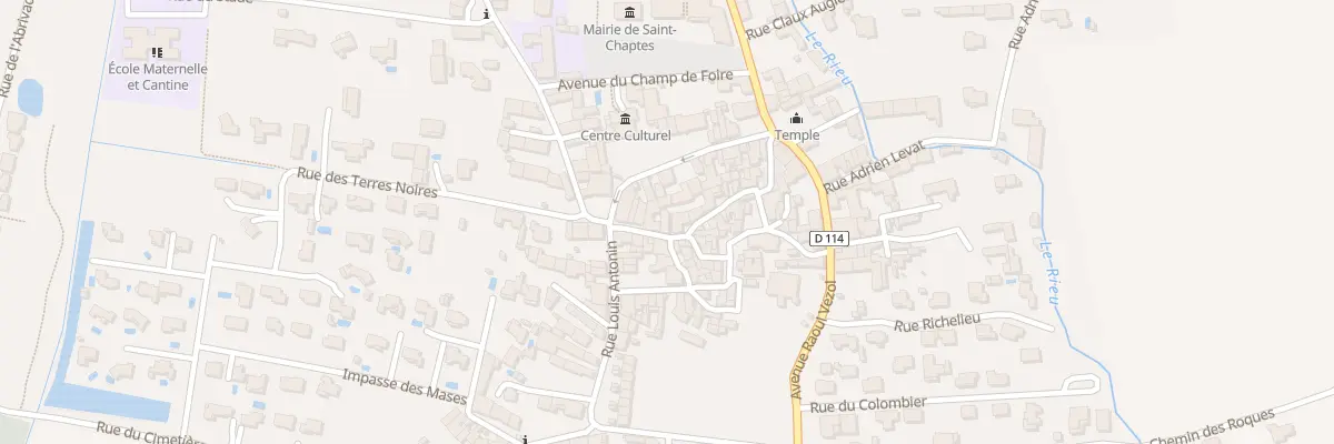 Plan du 45 Rue du Portalet à Saint-Chaptes