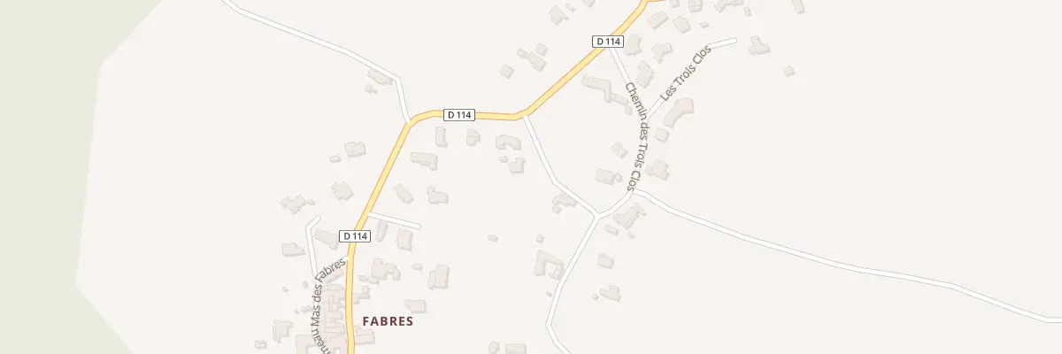 Plan du 38B Che du Mas Cabry à Baron