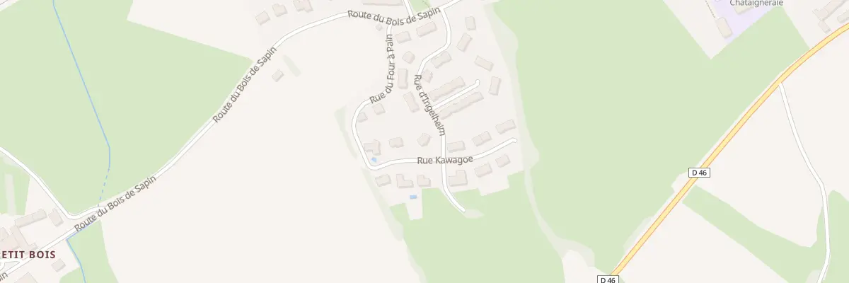 Plan du 12 Rue d’Ingelheim à Autun
