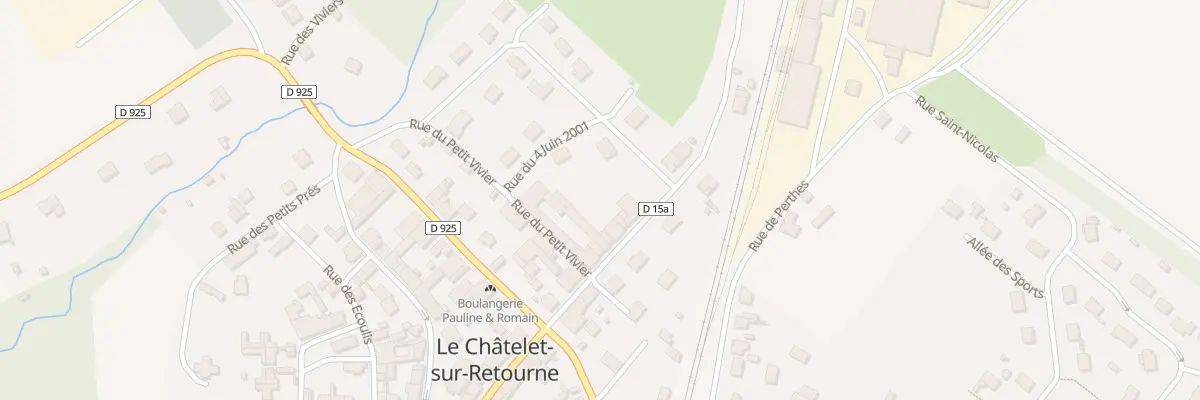 Plan du 11B Rue de la Gare au Châtelet-sur-Retourne