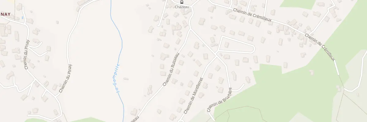 Plan du 4 Che du Ruisseau à Firminy