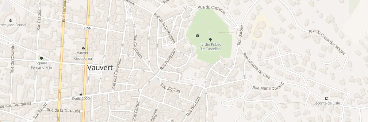 Plan du 9 Rue Baisedonne à Vauvert