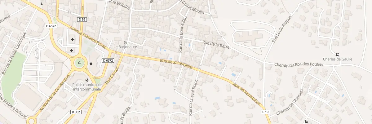 Plan du 217 Rue de Saint Gilles à Vauvert