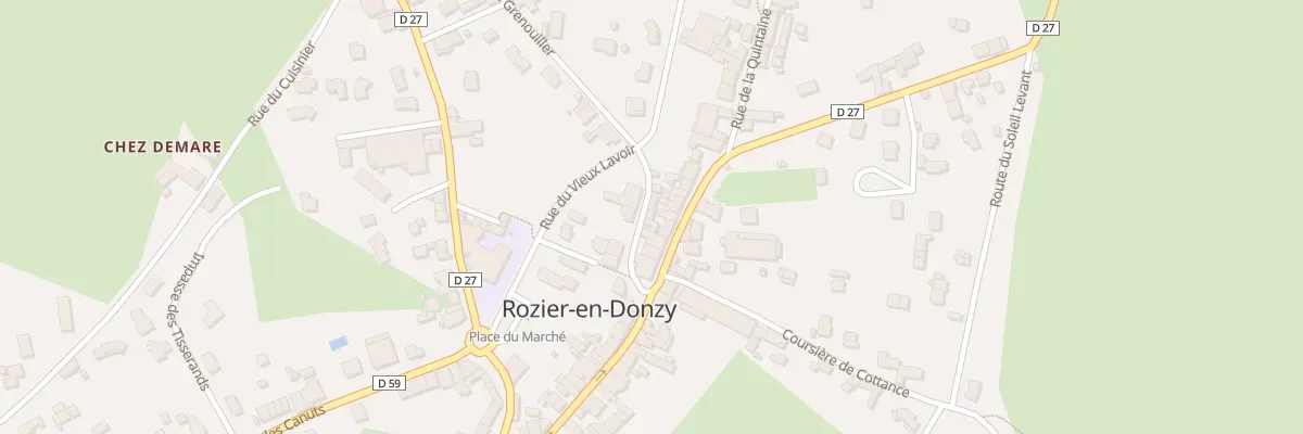 Plan du 49 Rue du Vieux Lavoir à Rozier-en-Donzy