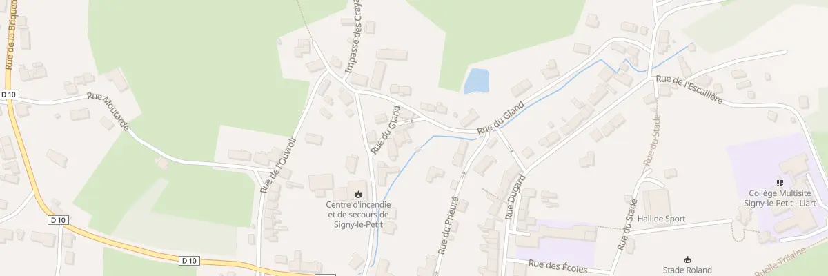 Plan du 3 Rue du Gland à Signy-le-Petit