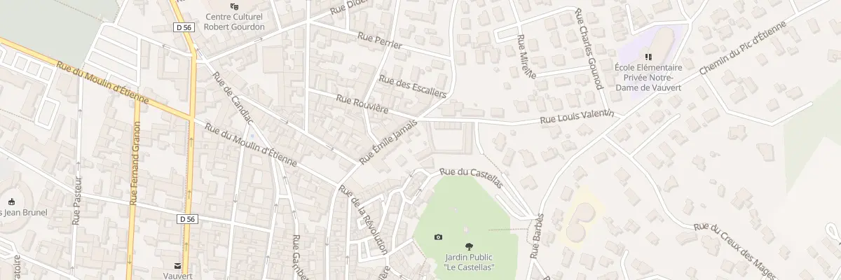 Plan du 278 Rue Emile Jamais à Vauvert