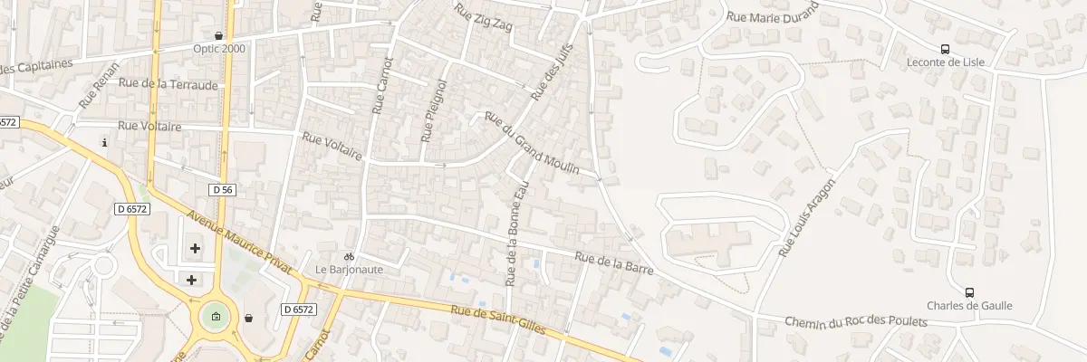 Plan du 25 Rue de la Bonne Eau à Vauvert