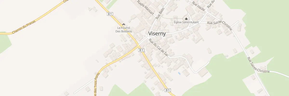 Plan du 19 Rue des Bottiens à Viserny