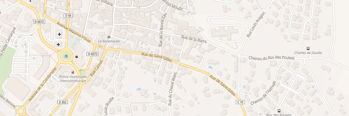 Plan du 241 Rue de Saint Gilles à Vauvert