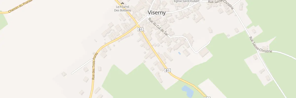 Plan du 20 Rue des Bottiens à Viserny