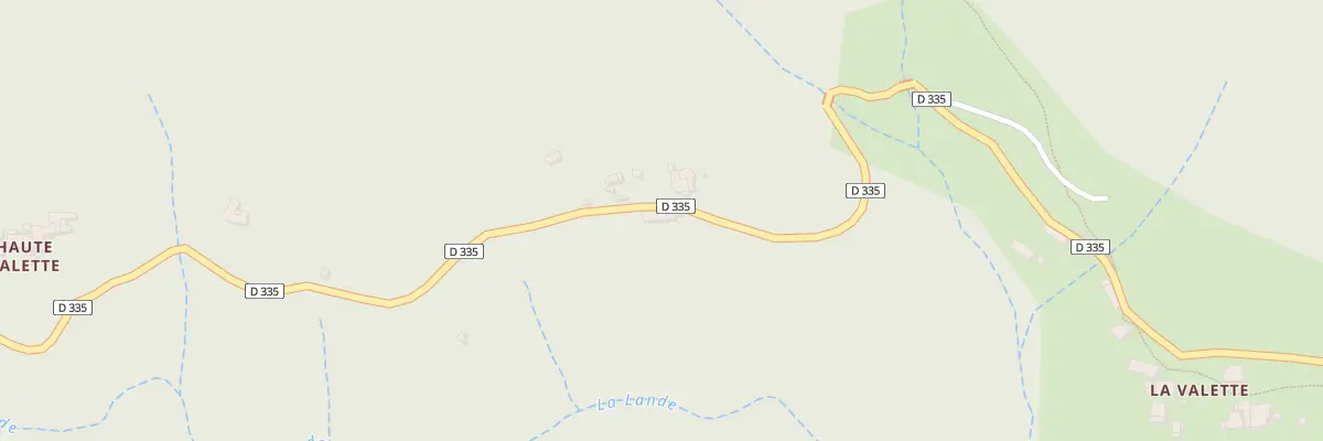 Plan du 5075 Le Saboul à Lentillères