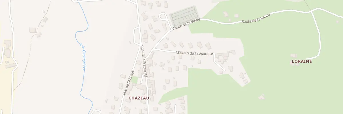 Plan du 3 Che de la Vaurette à Firminy
