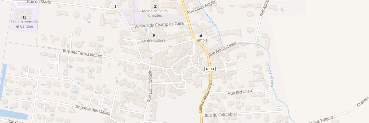 Plan du 46 Rue du Four à Saint-Chaptes