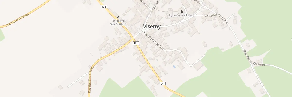 Plan du 21 Rue des Bottiens à Viserny
