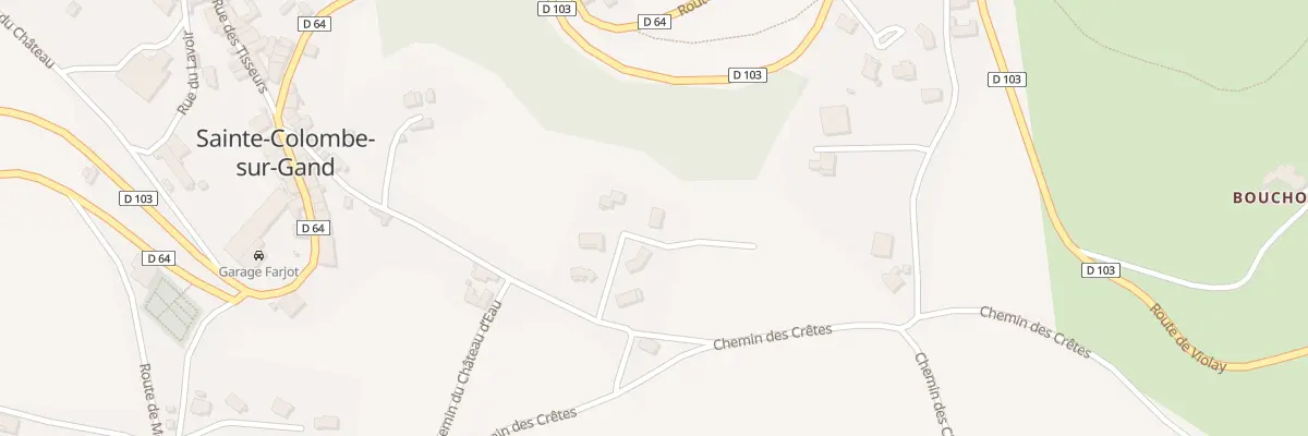 Plan du 5138 A Bouchouchette à Sainte-Colombe-sur-Gand