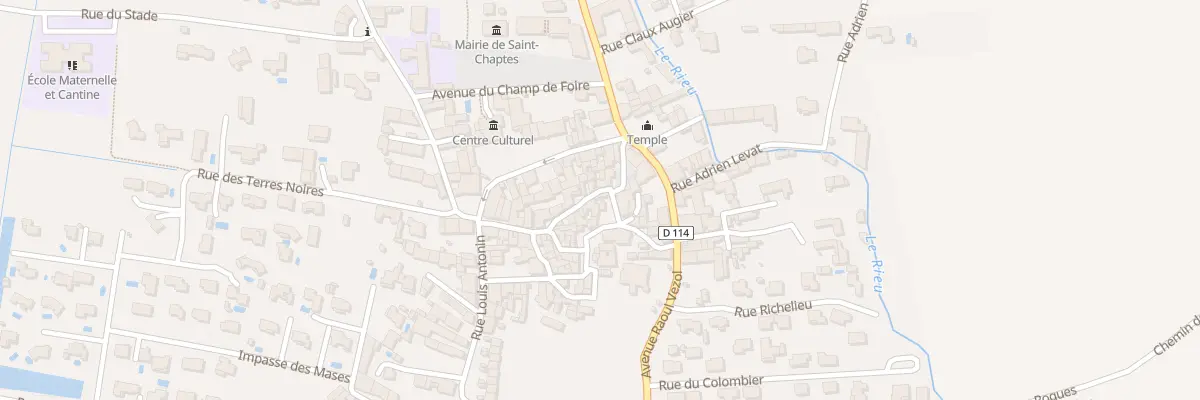 Plan du 52 Rue du Four à Saint-Chaptes