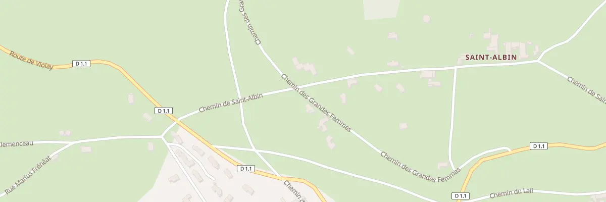 Plan du 365 Che des Grands Femmes à Bussières