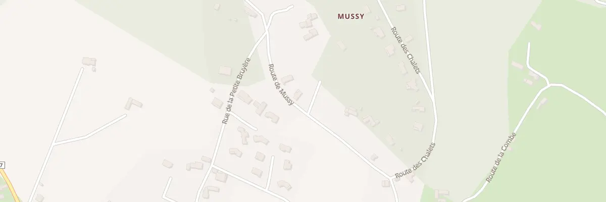 Plan du 182 Rte de Mussy à Rozier-en-Donzy