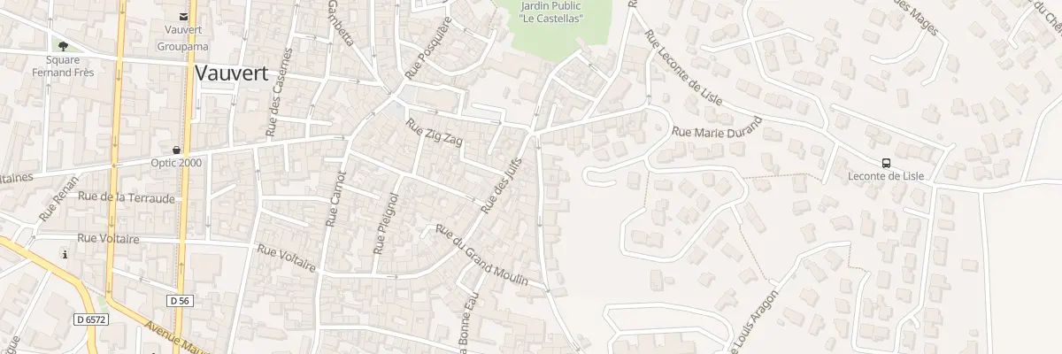 Plan du 40 Rue de Milan à Vauvert