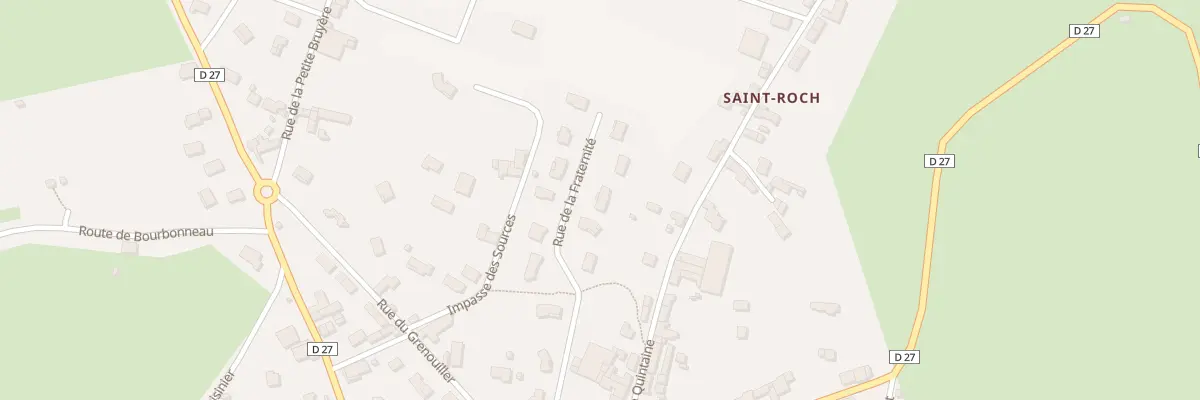 Plan du 3 Saint Roch à Rozier-en-Donzy