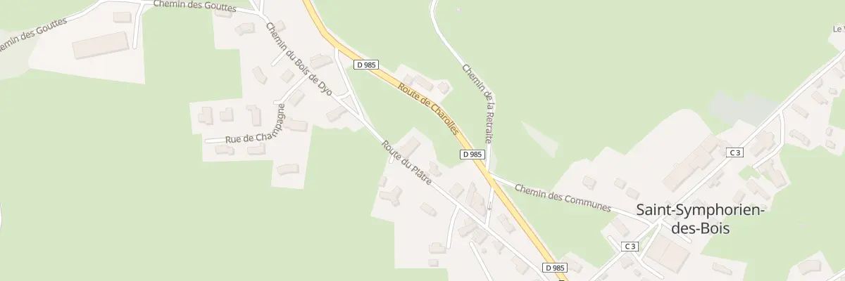 Plan du 5100 Au Platre à Saint-Symphorien-des-Bois