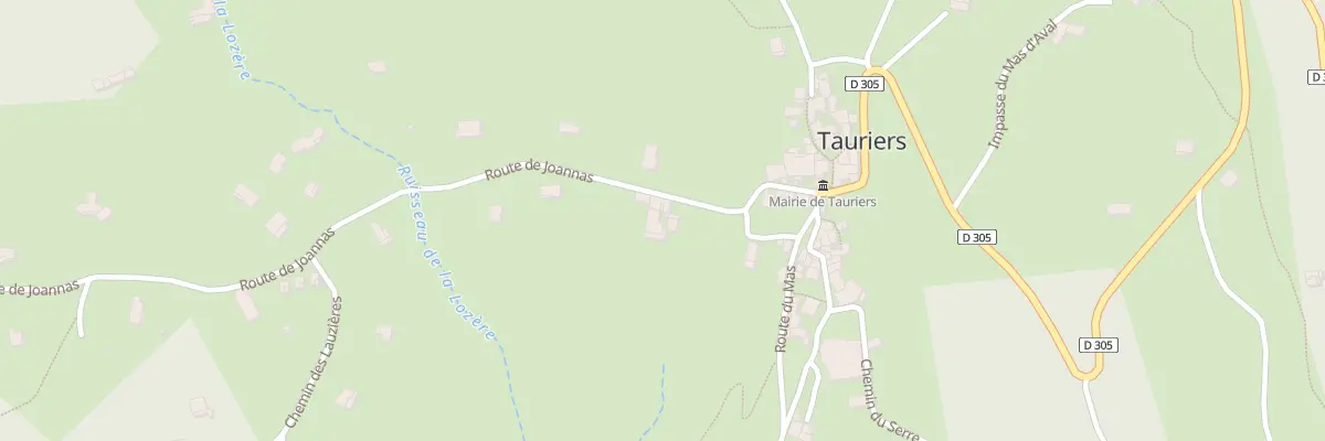 Plan du 5645 Mas de Combeau à Tauriers