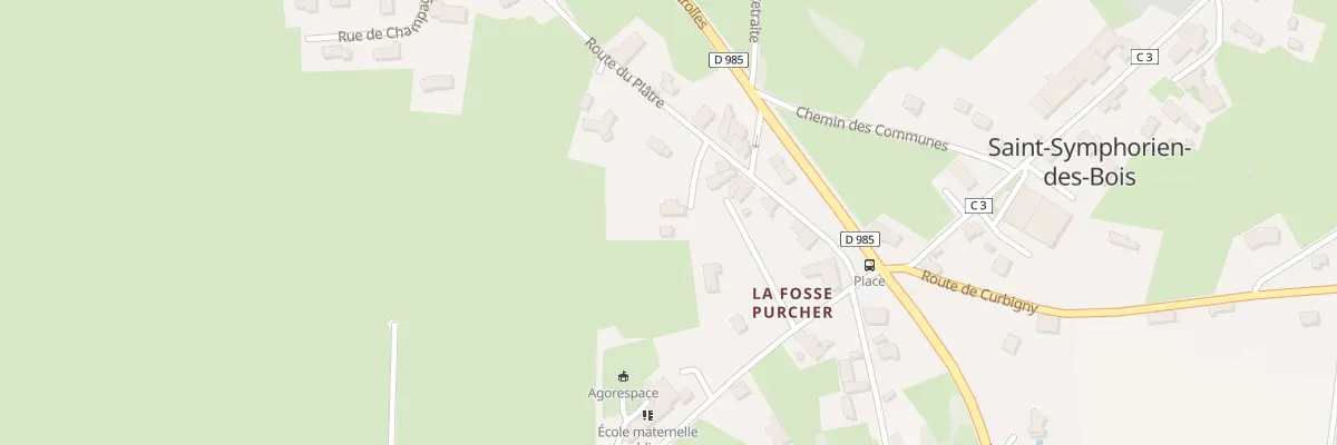 Plan du 157 Rte du Plâtre à Saint-Symphorien-des-Bois