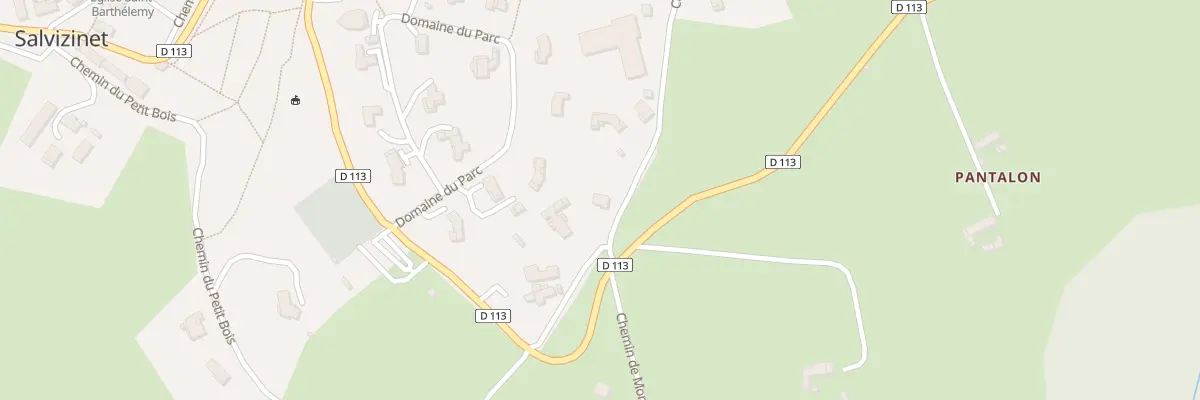 Plan du 25 Cour de Cottance à Salvizinet