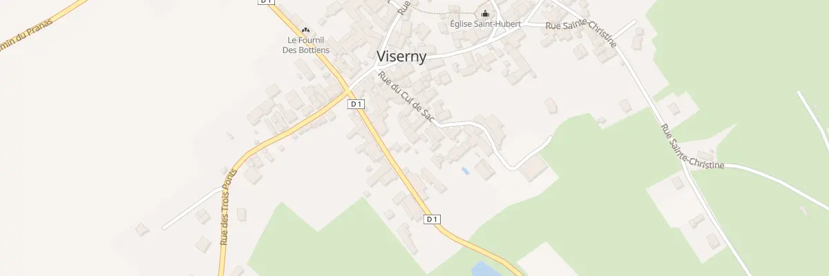 Plan du 10B Rue du Cul de Sac à Viserny