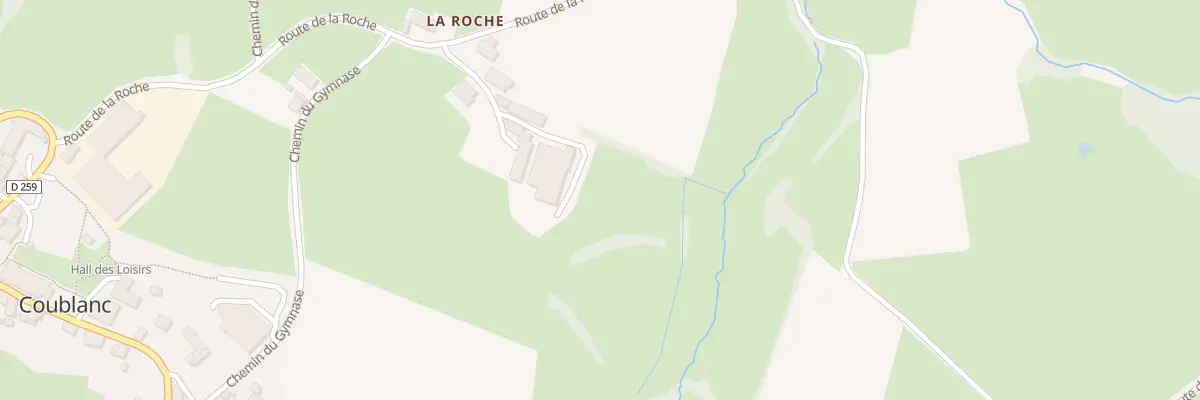 Plan du 450 Rte de la Roche à Coublanc