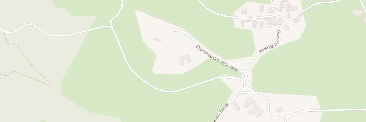 Plan du 111 Che du Crêt de la Vigne à Saint-Étienne