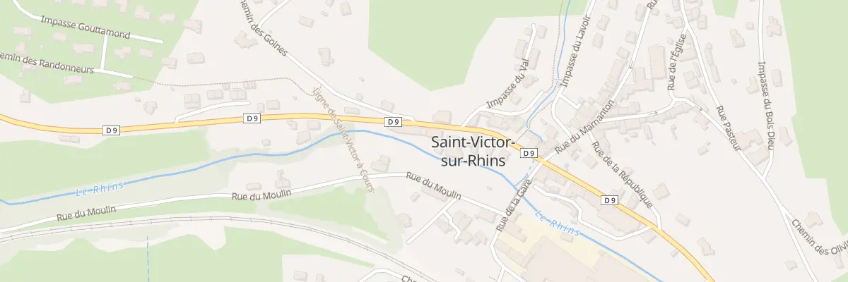 Plan du 141 Rue de Thizy à Saint-Victor-sur-Rhins