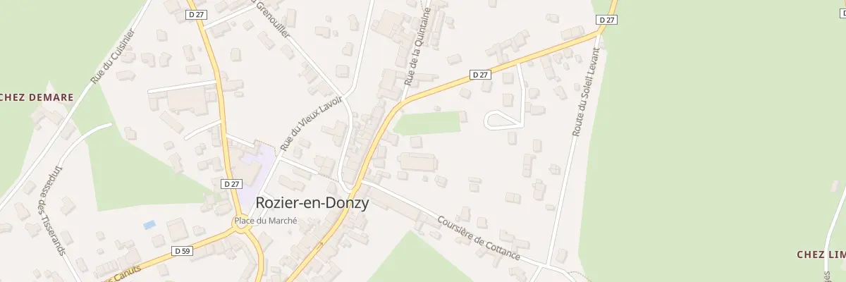 Plan du 324 Rue Saint-pierre à Rozier-en-Donzy