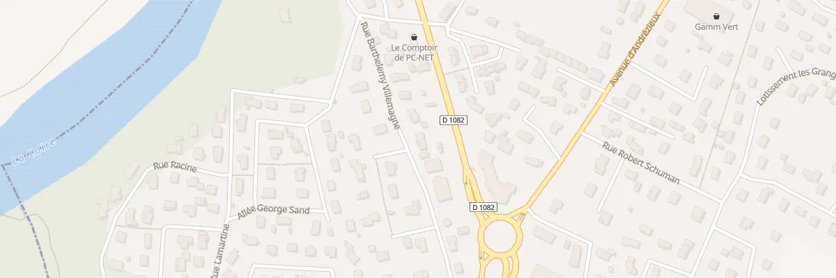 Plan du 51 Rue Barthelemy Villemagne à Veauche