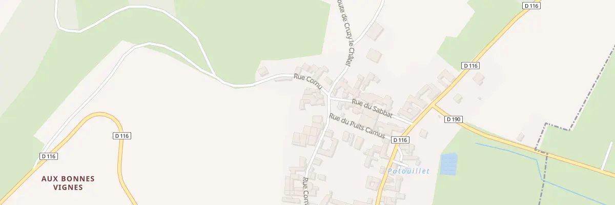 Plan du 68 Le Village à Sennevoy-le-Haut