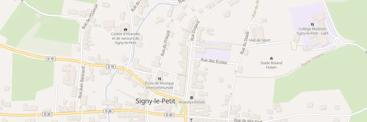 Plan du 11 Rue Dugard à Signy-le-Petit