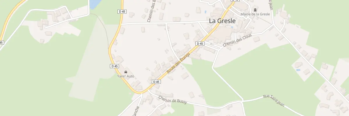 Plan du 216 Rte des Etangs à La Gresle
